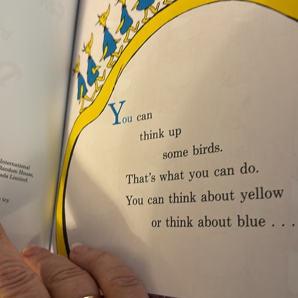 New! “Oh the thinks you can think!” Hardcover Dr Seuss book. 📚 - Picture 4 of 4